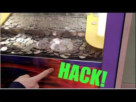 how to cheat coin pusher machine